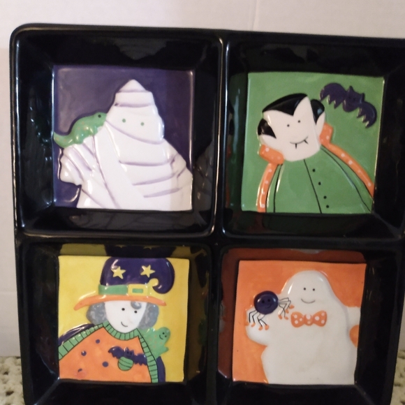 Sonoma Sectioned Halloween Serving Tray - Picture 1 of 4